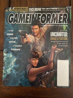 GAMEFORMER magazine- Uncharted: Drake's Fortune Cover (April 2007)